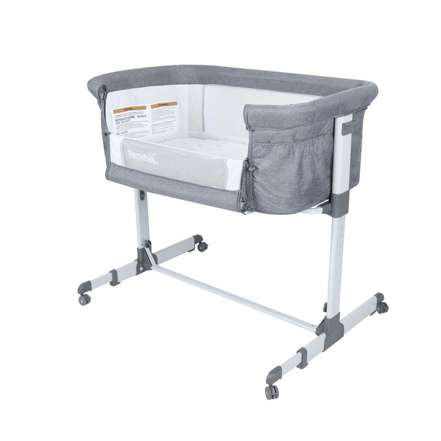 grey bassinet