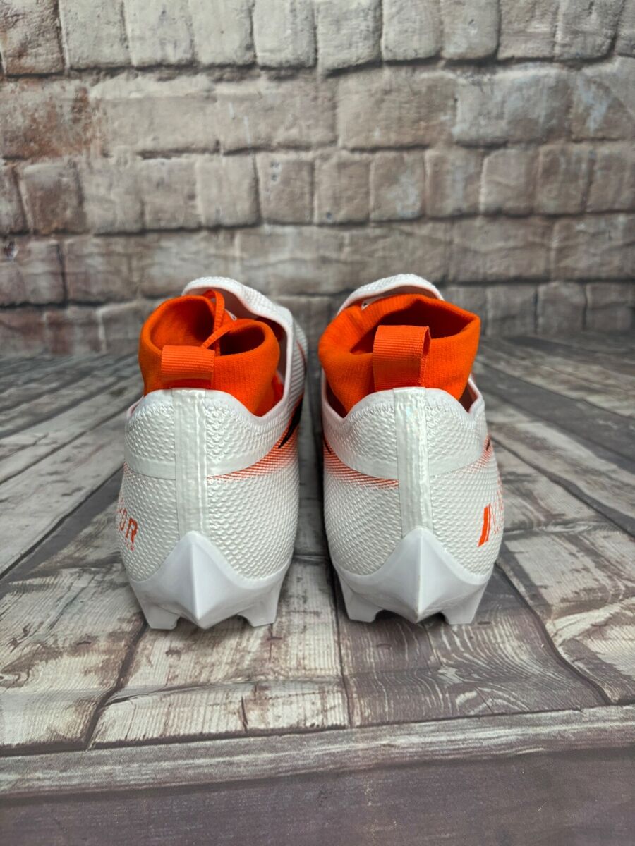 Nike Vapor Edge 360 Pro White Clemson Orange Football Cleats Nike Vapor Edge 360 Pro White Clemson Orange Football Cleats