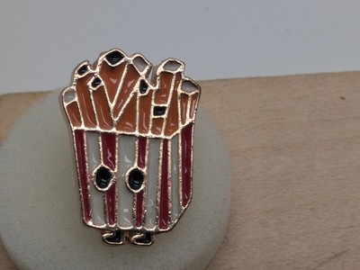 Box of French Fries Guy Lapel Tack Pin Cute