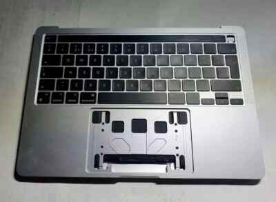 Genuine Apple MacBook Pro 13 A2289 2020 Palmrest Cover Keyboard Silver 69C