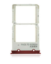 Dual Sim Card Tray Compatible For Xiaomi Mi 9T/9T Pro/K20/K20 Pro Flame Red