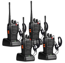 Walkie Talkies Long Range ,16 Channel, Li-ion Battery and Charger 4 Pack 