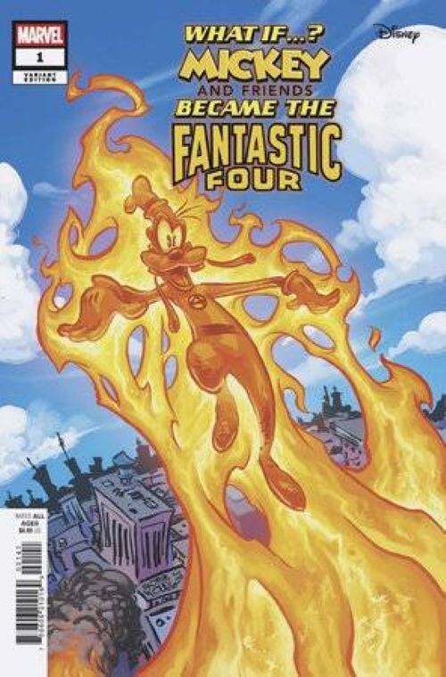 Mickey & Friends as Fantastic Four #1 Young Variant Marvel Comics 1/8/25