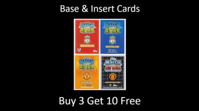 Topps Match Attax Premier League - 2007/08 2008/09 2009/10 2011/12 & Extra Karten