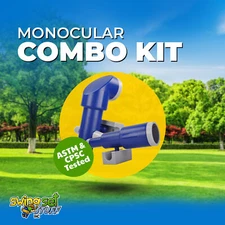 SWING SET STUFF INC MONOCULAR COMBO KIT (BLUE) outside yard residential kid 0299