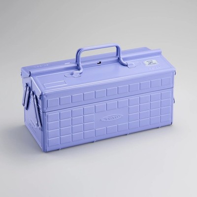 Toyo Steel ST-350 FM Toolbox Fuji Purple 2-Tier Cantilever Organizer Rare Auth
