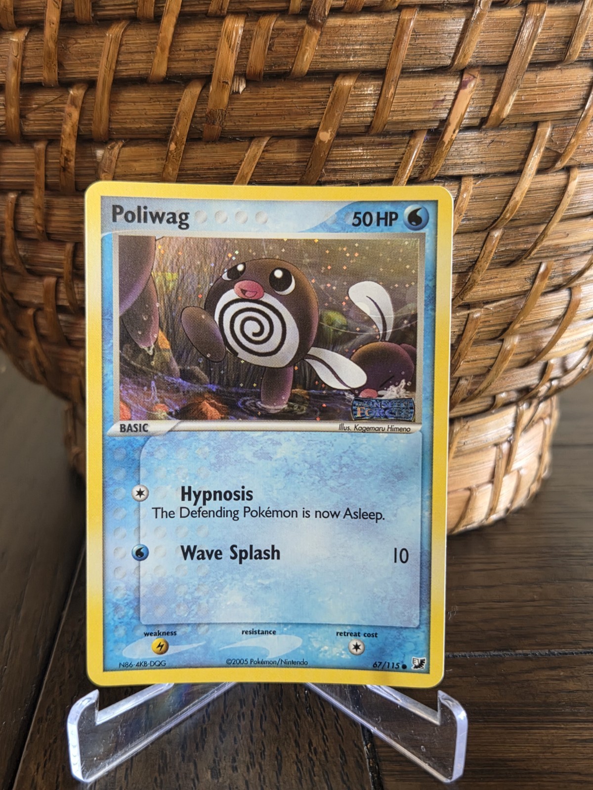Pokemon Poliwag Ex Unseen Forces 67/115 - NM