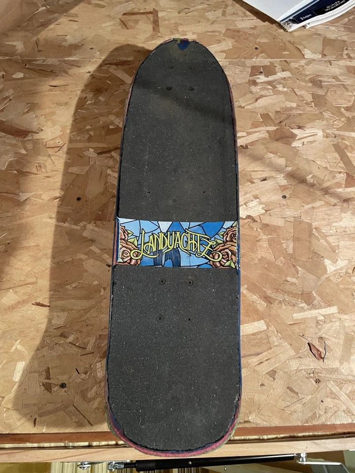 Landyachtz Longboard Skateboard Santa Cruz Gráfico Completo Usado Foto 3 de 4