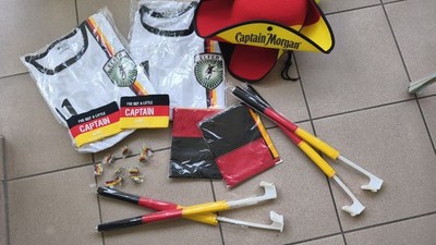 Fan-Paket: Captain Morgan & Fußball-Deutschland XXL Paket Neu WM Public Viewing