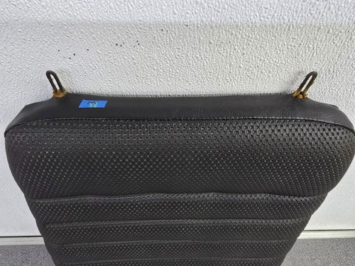 EXCELLENT ORIGINAL PORSCHE 914 914-6 BLACK BASKETWEAVE PASSENGER SEAT BACK #3 - Picture 5 of 8