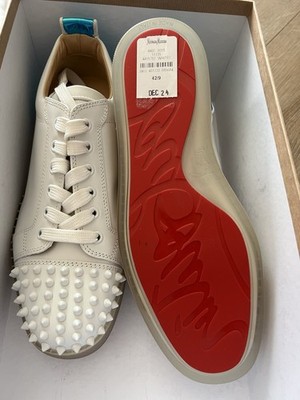 Christian Louboutin New $1,045 Spike Sneakers Shoes Trainers 42