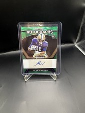 2024 Prizm Draft Picks Autographs - Jalen McMillan Auto /25 Green Pulsar (RC)