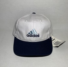Vintage Adidas White Snapback 90s NWT Hat Cap
