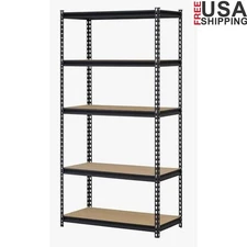 Heavy Duty Steel Shelving Unit Adjustable 5 Tier Storage Rack 4000 lbs Capacity