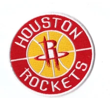 NEW 3 1/2" Houston Rockets IRON ON PATCH FREE SHIP