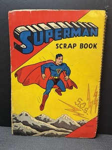 1940 Superman Scrap Book Saalfield Scrapbook