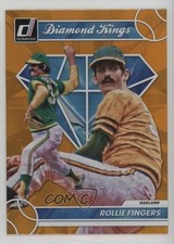 2023 Panini Donruss Diamond Kings Holo Orange Rollie Fingers #18 HOF 11ur