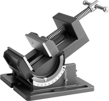 Tilting Vise, 4.25 Inch Jaw Width, Portable Drill Press Bench Vise, 0 90 Adjust