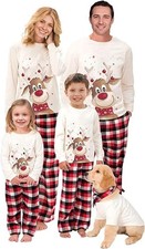 NEW Mens Sz XL Holiday Christmas Rudolph Soft Stretchy 2 Pc Pajama Lounge Set