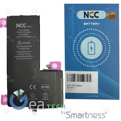 NCC Ersatz-Akku T600 COMPATIBILE Apple IPHONE 11 Pro Max 3969MAH Ti Chip