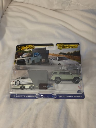 Hot Wheels Team Transport ‘18 Toyota 4Runner and ‘89 Toyota Supra New