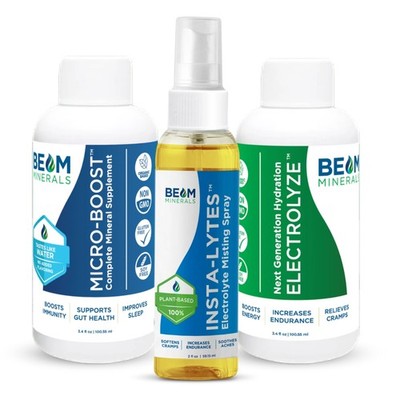 BEAM MINERALS Travel Pack | Electrolyte & Micronutrient Support On-The-Go | M...
