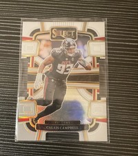 2023 Panini Select - Concourse Calais Campbell #5 Silver Prizm Die-Cut