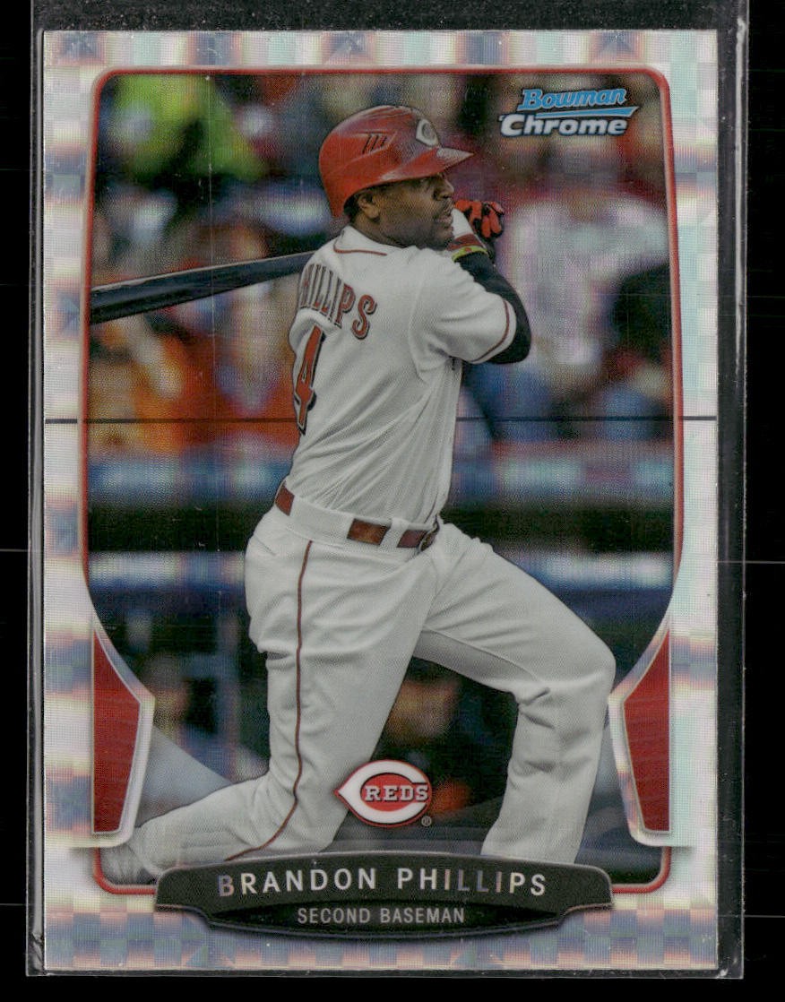 2013 Bowman Chrome #94 Brandon Phillips X-Fractors