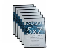 MCS Format Frame 5x7 Black Value 6 Pack (Same Shipping Any Qty)