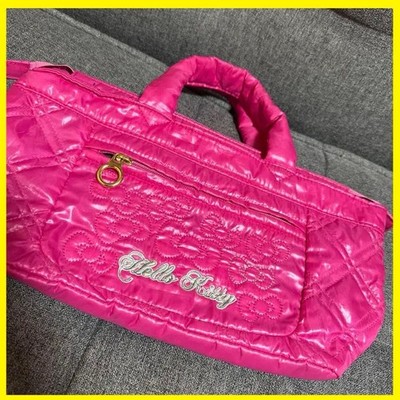 Selten   Hello Kitty Bridgestone Sporttasche Pink Ribbon