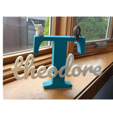 Personalized Multicolor 3D print Letter Signs, Freestanding Home Decor.