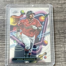 2023 Topps Cosmic Chrome José Ramírez Base Set #113 Cleveland Guardians Baseball