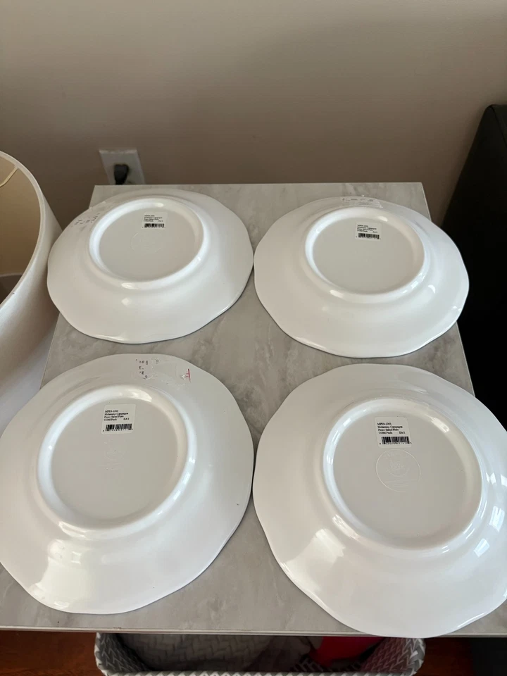 Juego de 4 platos de ensalada Vietri Melamina Campagna Pesce Fish Border - LEER MÁS ABAJO Foto 3 de 3