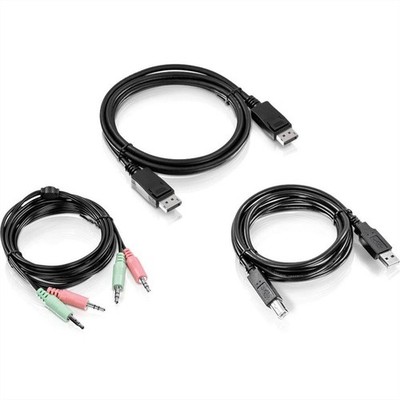 TRENDnet TK-CP06 KVM Kabel Kit 1,8m DisplayPort USB Audio Kabelset