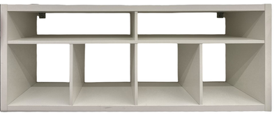 New IKEA KALLAX White TV Bench Shelving 147x60 cm (57 ¾x23 ½