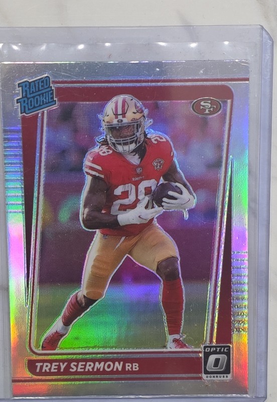 2021 Panini Donruss Optic - Rated Rookie Trey Sermon #224 Holo Prizm (RC)