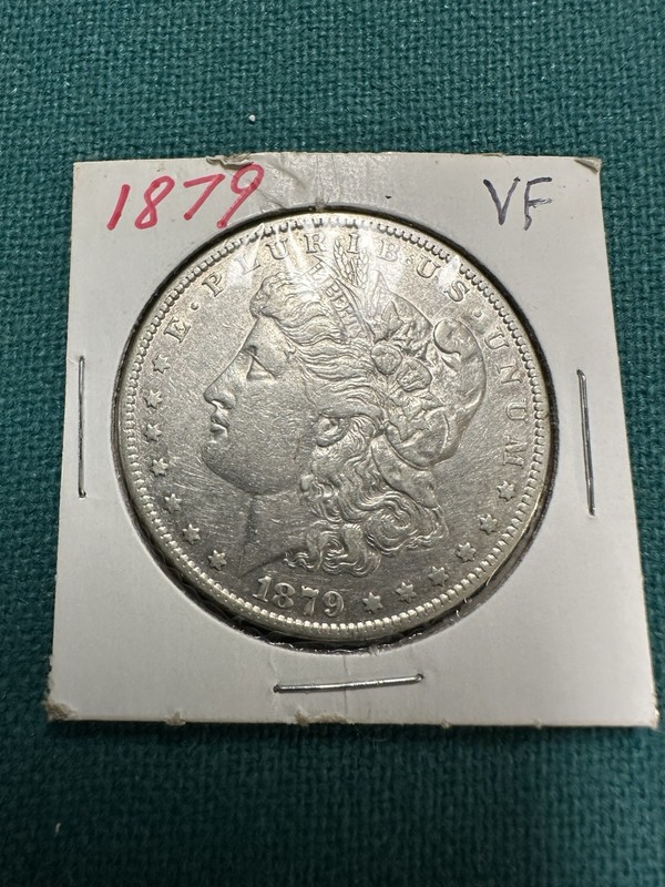Morgan silver dollar 1879. From Estate.  Free Ship. No Returns