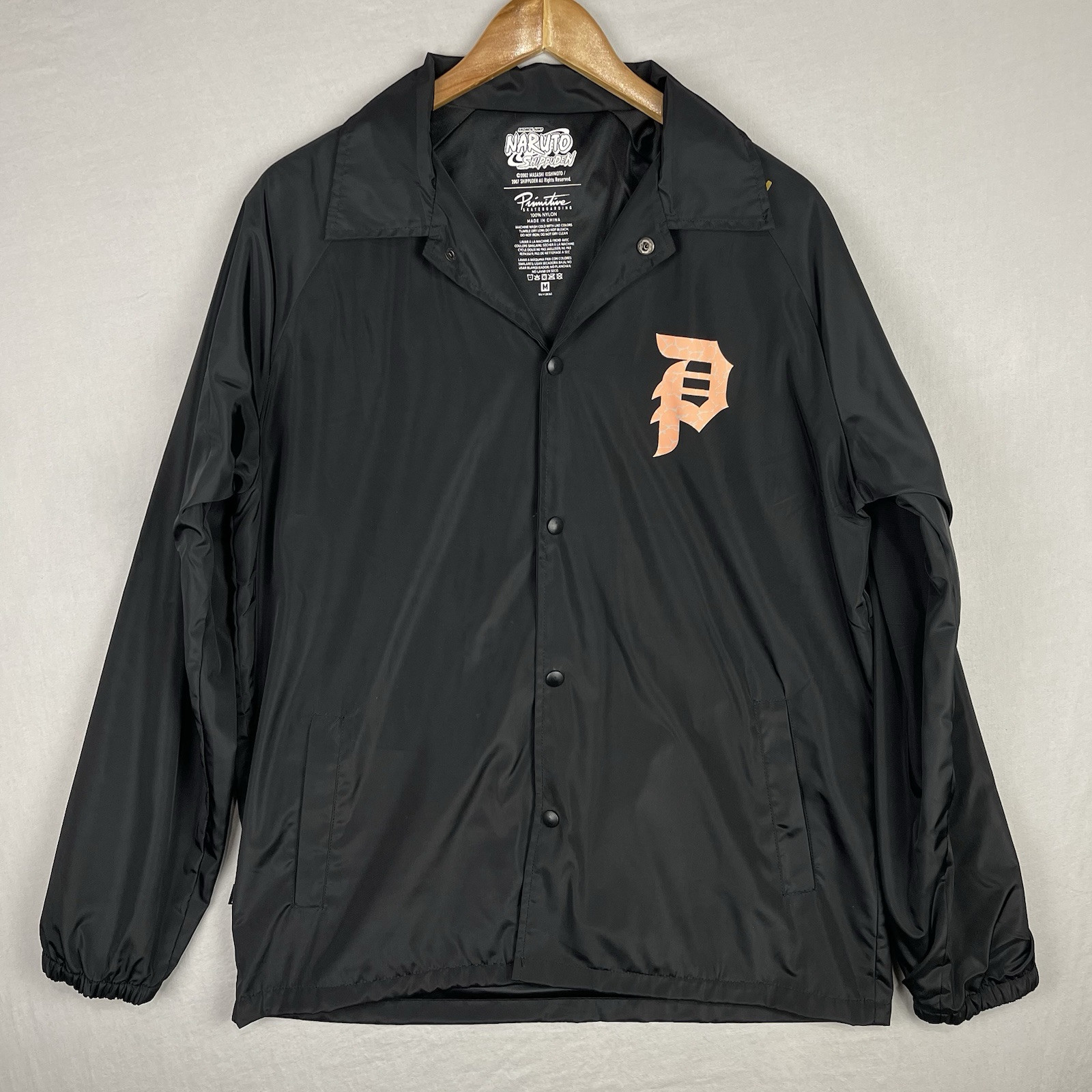 Primitive Naruto Jacket Mens Medium Shippuden Coa… - image 1