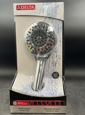 Delta 75811 Round Dual/Combo Shower Head/8 Sprays/Chrome Finish NEW 