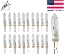 20x Clear Bare 3.5 Volt Mini Bulbs Christmas Tree Lights Replacement Project 3.5