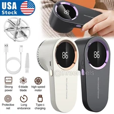 Electric Lint Remover Rechargeable Bobble Remover Fabric Shaver for Clothes NEW