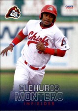 2018 Peoria Chiefs Choice #16 Elehuris Montero Dominican Republic Baseball Card