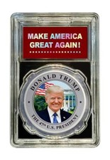 USA 2025 Donald Trump Silver Plated Commemora...