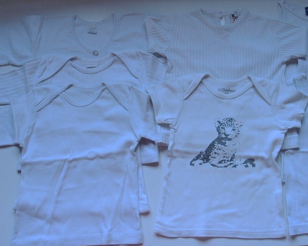 Lote niña: camisetas interiores. Talla 18-24 meses. COMBINO ENVÍOS