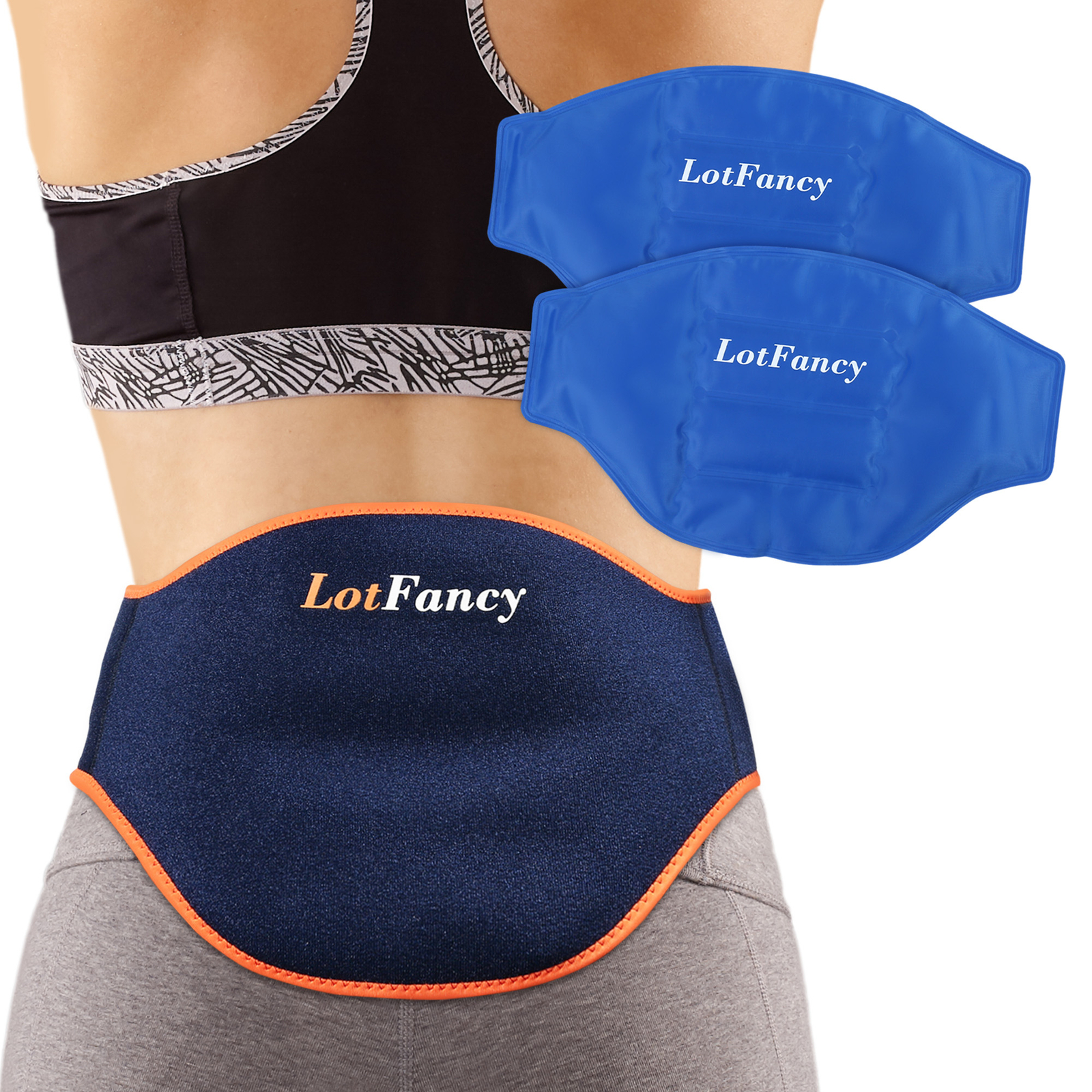 Back Pain Gel Pack, Reusable & Flexible Hot or Cold Pack for Pain Relief Waist eBay