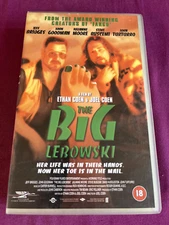 The Big Lebowski Ex Rental Big Box VHS UK PAL