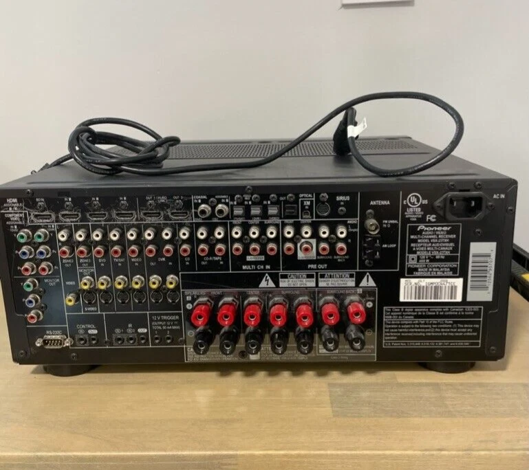Pioneer Elite VSX-23TXH 770W 7.1 Audio/Video Multi-Channel Receiver - No Remote - Image 2 of 3