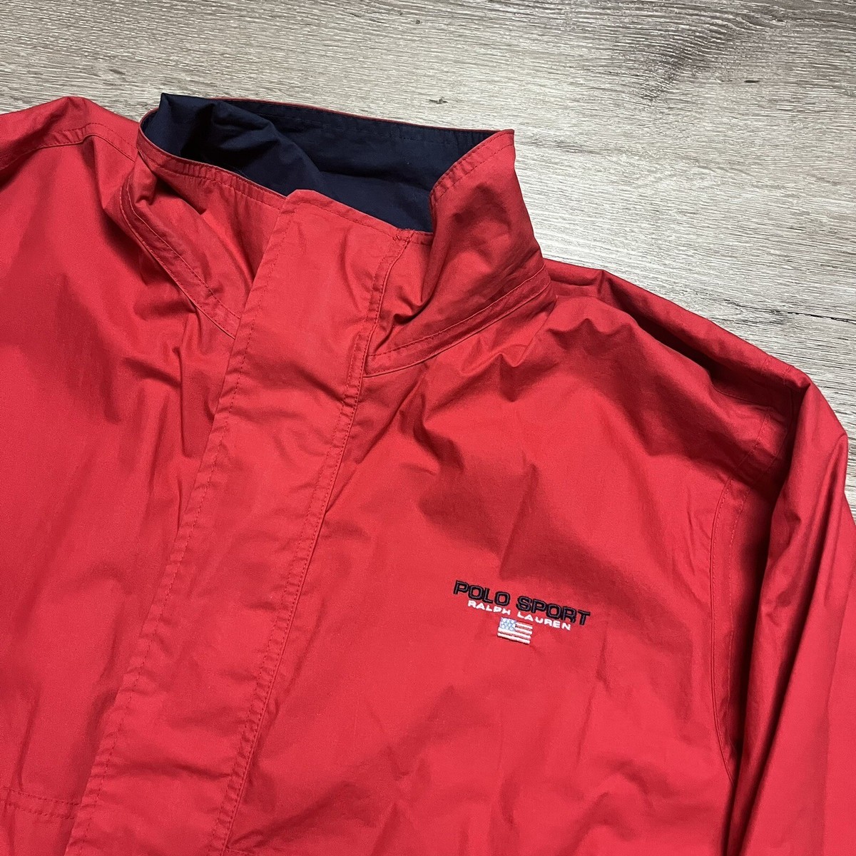 Vintage Polo Sport Ralph Lauren Reversible Cotton Jacket XL