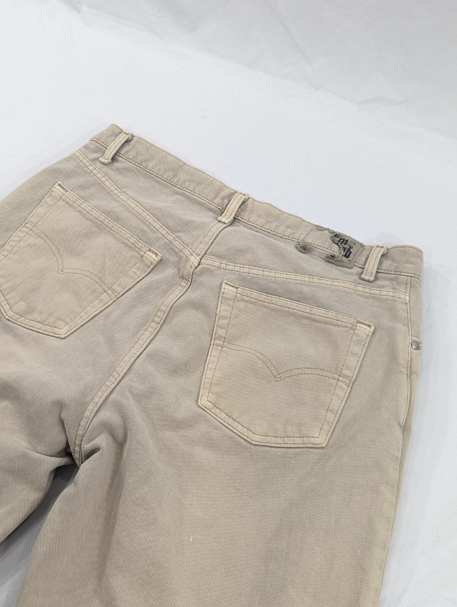 90s USA製　Levi's silverTab Baggy W36L30 Vintage Men's 90s 00s Levi's Silvertab Loose Fit Jeans 36x30 Beige