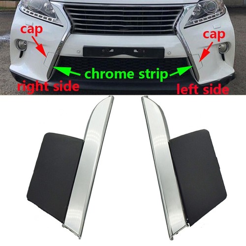 4Pcs/Set Front Grille Trim With Tow Hook Cover For Lexus RX350 1315
